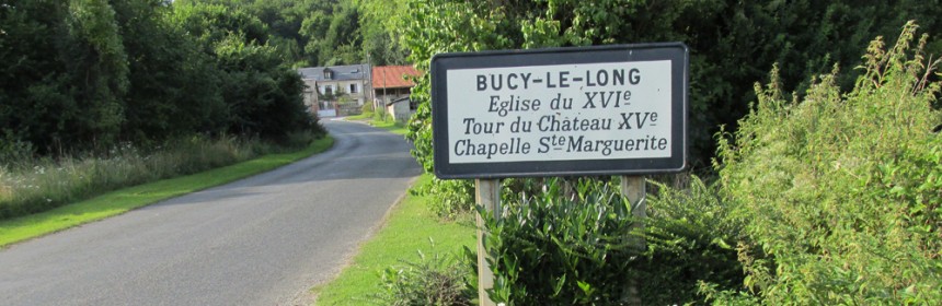 Entrée du village de Bucy-le-Long