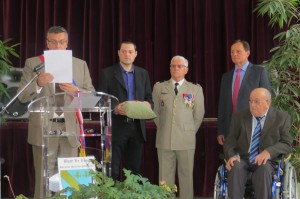 Remise de Médaille Mr Hannoteaux Mai 2015            